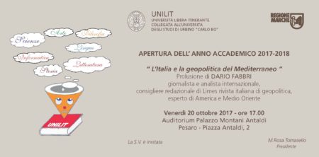 Inaugurazione anno Accademico 2017-18